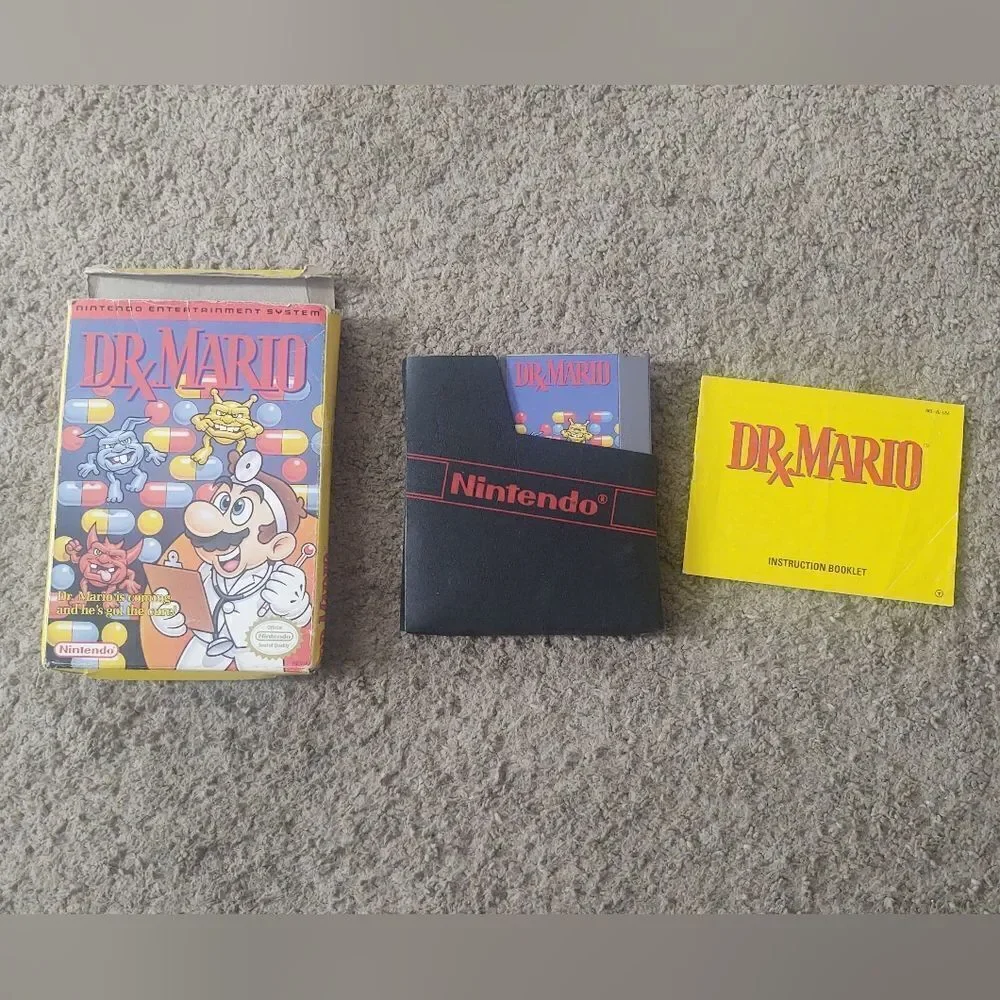 Dr. Mario for Nintendo NES COMPLETE PRE-OWNED WITH BOX & MANUAL